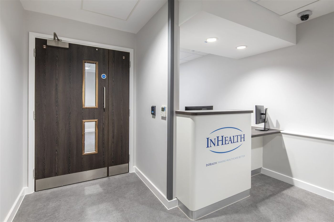 Outpatient department interiors after refurbishment